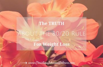 80/20 Rule for Weight Loss