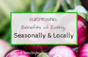Benefits of eating seasonally & locally